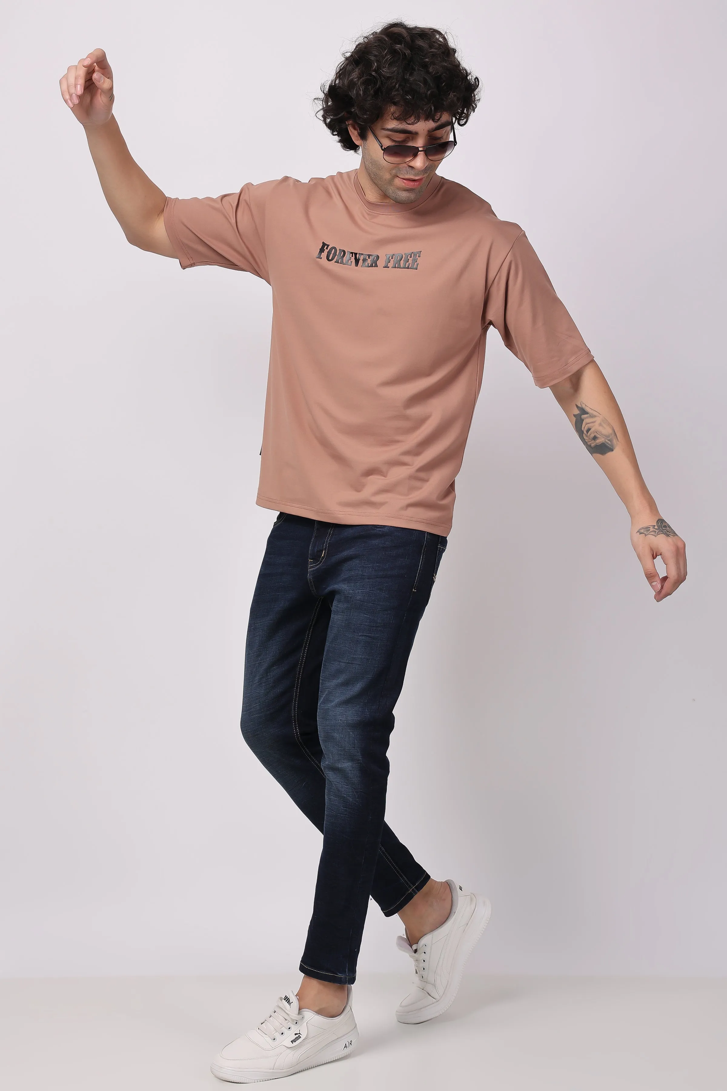 STYLOX MEN CREW NECK PRINTED T-SHIRT