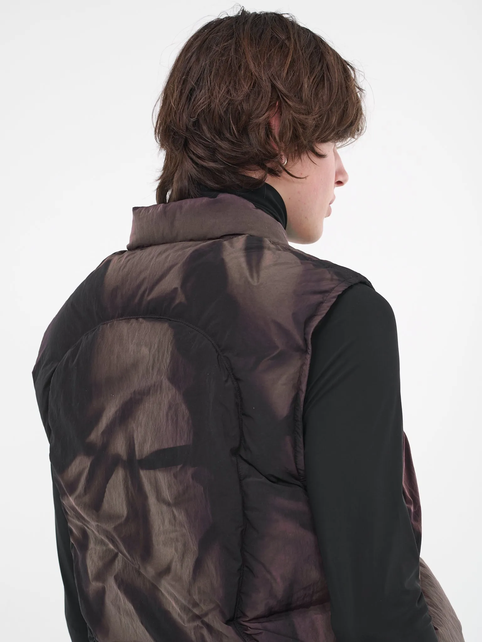 Sun Bleached Padded Gilet (OU04-BLACK)