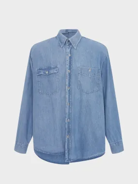 Swarovski Classic Denim Shirt Light Blue