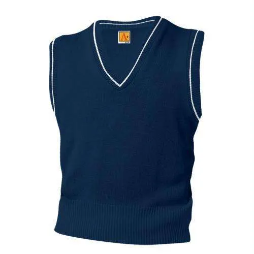 V-Neck Pullover Varsity Sweater Vest Childrens And Ad