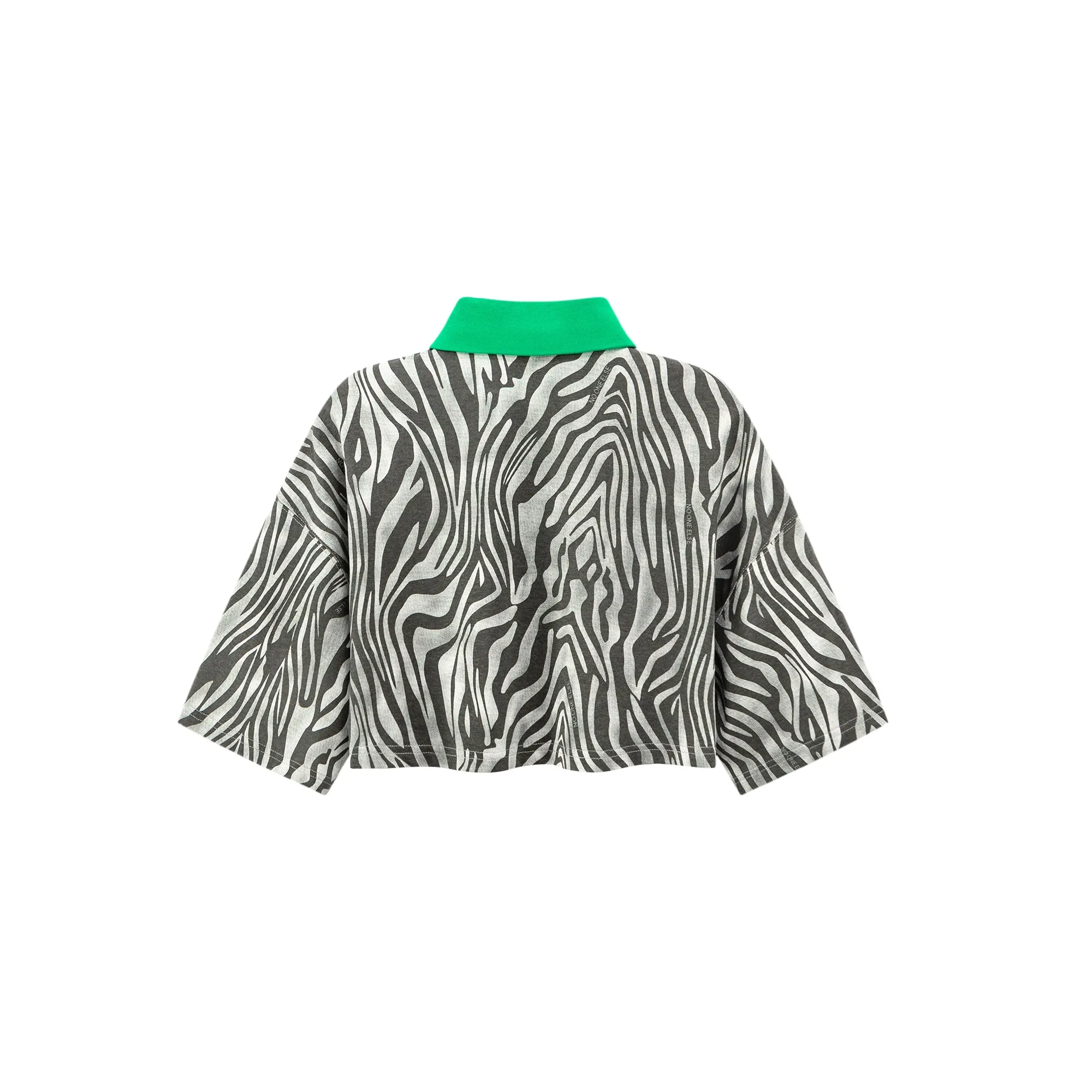 Zebra Loosefit Crop T-Shirt